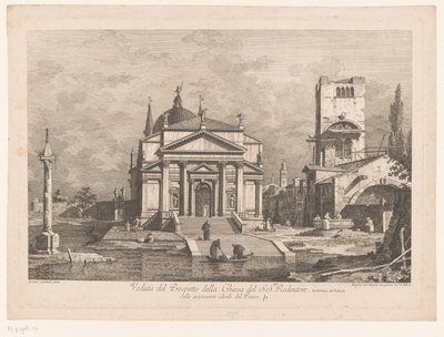 Veduta della Chiesa del Santissimo Redentore a Venezia (serie Vedute di Venezia da disegni di Canaletto) da Fabio Berardi