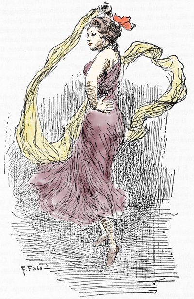 Ritratto di Marie Anne de Cupis de Camargo detta La Camargo (1710-1770) ballerina durante il passaggio di Giacomo Casanova (1725-1798) a Parigi da Fabio Fabbi