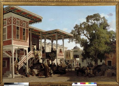 Un caravanserraglio (o carovana) a Trebisonda da Fabius Brest