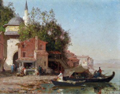 Costantinopoli, riva del Bosforo, costa europea da Fabius Brest