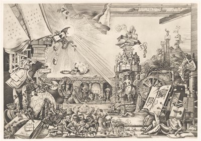 Rappresentazione surrealista da Fabius von Gugel (signed by artist)