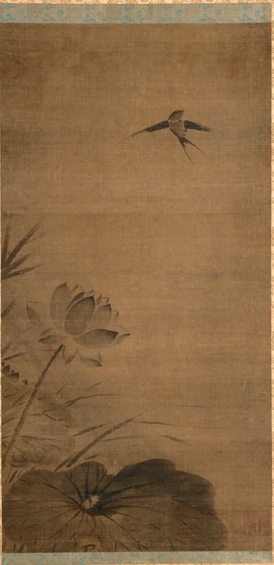 Rondine e Loto, metà del 1200 da Fachang Muqi