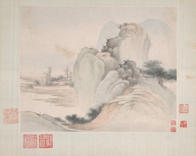 Paesaggi dipinti per Yuweng, datato 1673 da Fan Qi