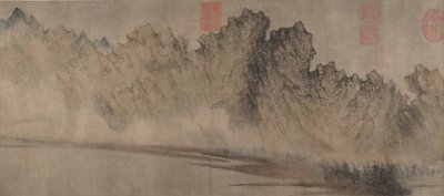 Montagne Nuvolose, ca. 1360-70 da Fang Congyi