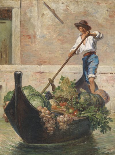 Venditore di verdure veneziano da Fanny Carlini