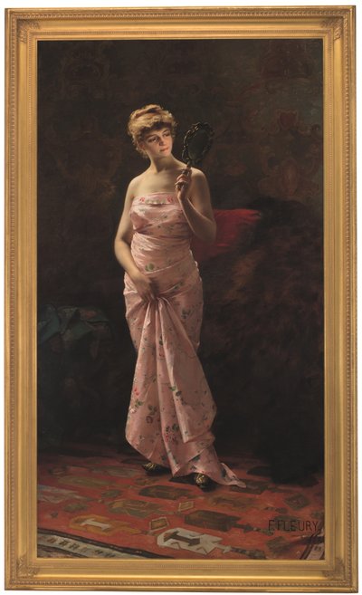 Un riflesso perfetto (olio su tela) da Fanny Laurent Fleury