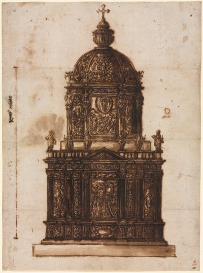 Progetto per un Ciborio, 1600s da Fantoni Family Workshop