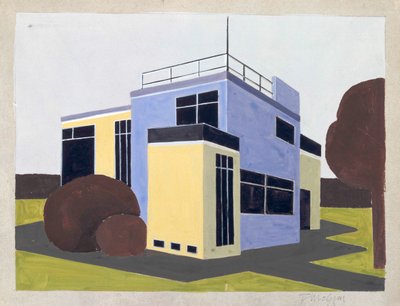 Progetto per una Casa Indipendente, 1923 da Farkas Molnar