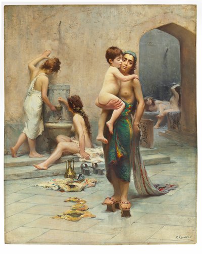 Hamam - il bagno, c.1891-1902 da Fausto Zonaro