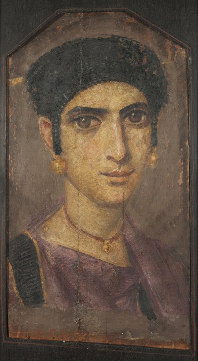 Ritratto di una giovane donna, II sec. d.C. da Fayum mummy portraits