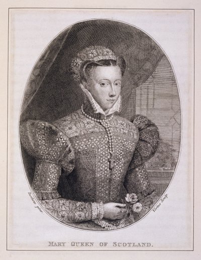 Maria Stuarda (1542-87) da Federico (after) Zuccaro