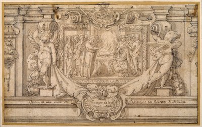 La Pasqua da Federico (studio of) Zuccaro