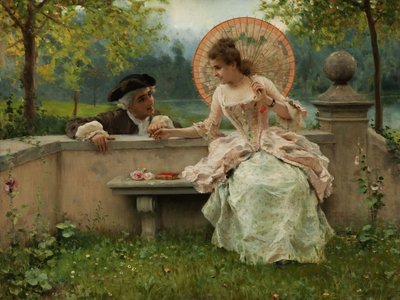 Una conversazione amorosa nel parco da Federico Andreotti