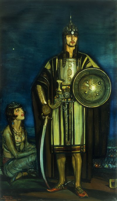 Rudolph Valentino nel Falco Nero da Federico Armando Beltran Masses