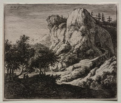 Quattro Paesaggi: Il Ponte di Legno Serpeggiante da Federico Barocci