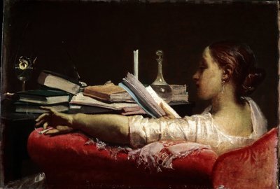 La lettrice da Federico Faruffini