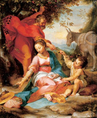 Il riposo durante la fuga in Egitto da Federico Fiori Barocci or Baroccio
