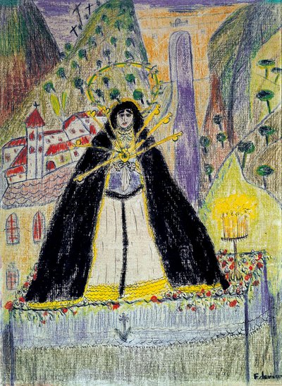 Disegno per "La Vergine dei sette dolori", XX secolo da Federico Garcia Lorca