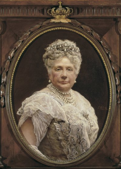 Ritratto di Isabella di Borbone, Infanta di Spagna, figlia di Isabella II e sorella di Alfonso XII da Federico Godoy y Castro