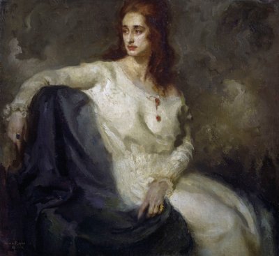 Dama in bianco da Federico Guglielmo Jehuda Pollack