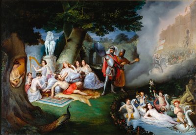 Rinaldo nel giardino di Armida (Illustrazione di una scena de 