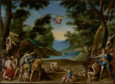 Cupido e Pan da Federico Zuccaro