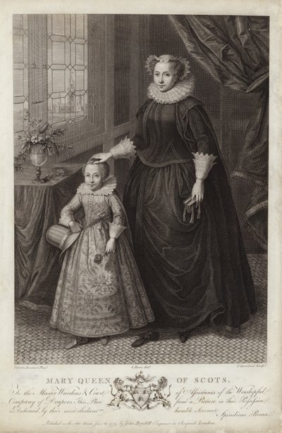 Ritratto di Maria, Regina di Scozia, e suo figlio, Giacomo da Federico Zuccaro