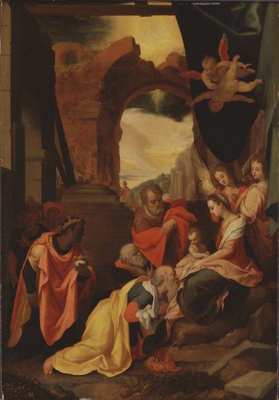 Die Anbetung der Könige da Federico Zuccaro