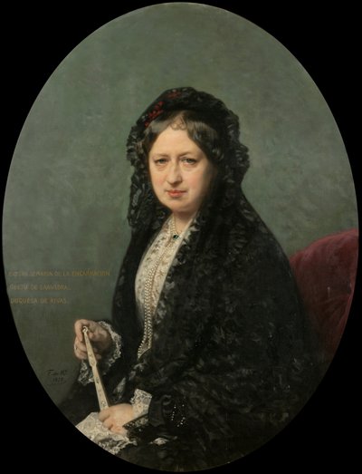 María Encarnación Cueto de Saavedra, duchessa di Rivas da Federico de Madrazo y Kuntz
