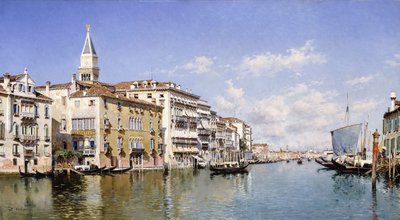 Il Canal Grande, Venezia, 1883 da Federico del Campo