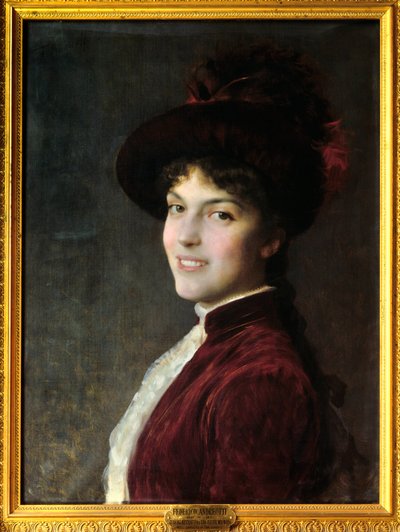 Ritratto di Ida Louise da Federigo Andreotti