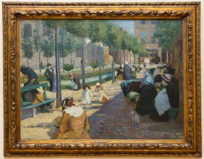 Piazza di Anversa a Parigi da Federigo Zandomeneghi