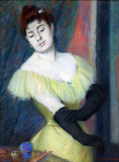 I guanti neri di Zandomeneghi, Federico (1841-1917) da Federigo Zandomeneghi
