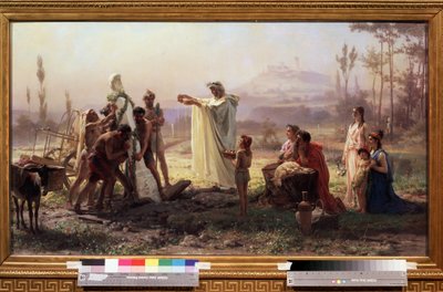 Grecia antica: Cerimonia in omaggio al dio Hermes da Fedor Andreevich Bronnikov