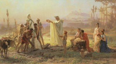 Consacrazione di Hermes, 1874 da Fedor Andreevich Bronnikov
