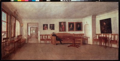 Interno della casa di A Semensky vicino a Tver da Fedor Mikhailovich Slavyansky