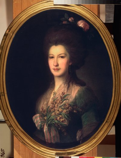 Ritratto della contessa Elisabeth Santi da Fedor Stepanovich Rokotov
