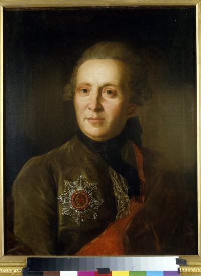 Ritratto del poeta Aleksandr Sumarokov da Fedor Stepanovich Rokotov