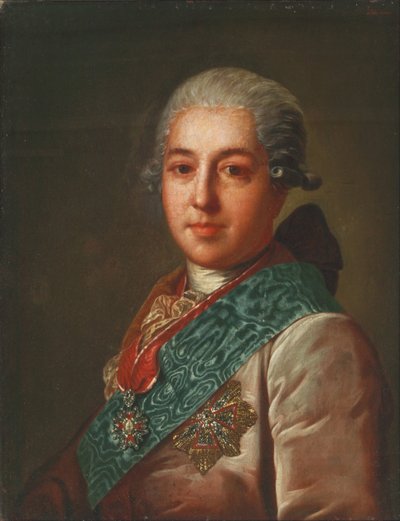Ritratto del Conte Mikhail Mikhaylovich Golitsyn 1731-1806, 1774 da Fedor Stepanovich Rokotov