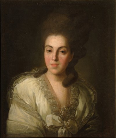 Ritratto della Contessa Anna Alexandrovna Golitsyna 1739-1816, nata Baronessa Stroganova, 1777 da Fedor Stepanovich Rokotov
