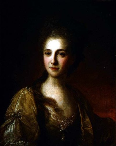 Ritratto di una Donna Sconosciuta, c.1770 da Fedor Stepanovich Rokotov