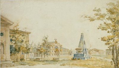 La piazza di Kherson, 1797 da Fedor Yakovlevich Alekseev