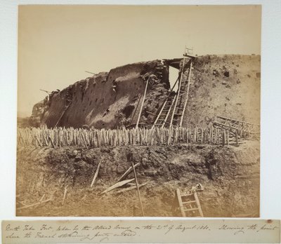 Forte di Taku Nord, 21 agosto 1860 da Felice Beato