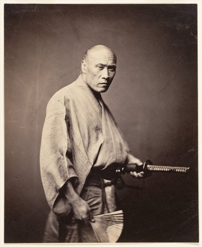 Samurai, Yokohama (1864-65) da Felice (1825 c.1908) Beato