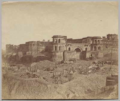 Il Mucha Bawn, o la Vecchia Cittadella di Lucknow da Felice A. Beato
