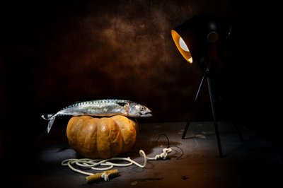 Pesce e zucca spettacolari da Felice Angelino