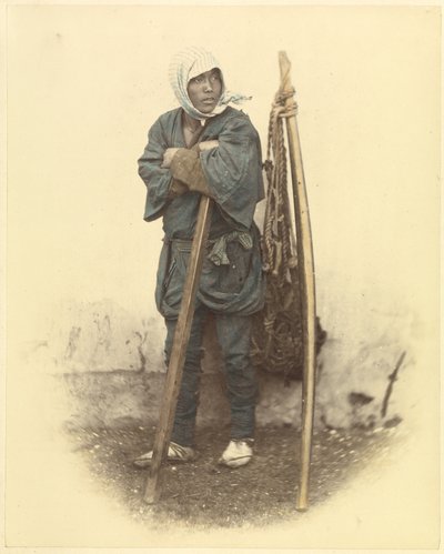 [Un lavoratore indentitario giapponese] da Felice Beato