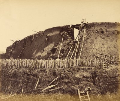 Angolo al quale i Francesi entrarono, 21 Agosto 1860 da Felice Beato