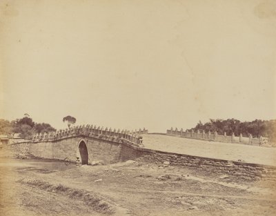 Ponte di Palichian Vicino a Pechino, la Scena della Lotta con le Truppe Imperiali Cinesi, 21 Settembre 1860 da Felice Beato