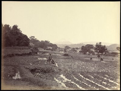 Fujiyama dalla Nuova Strada da Felice Beato